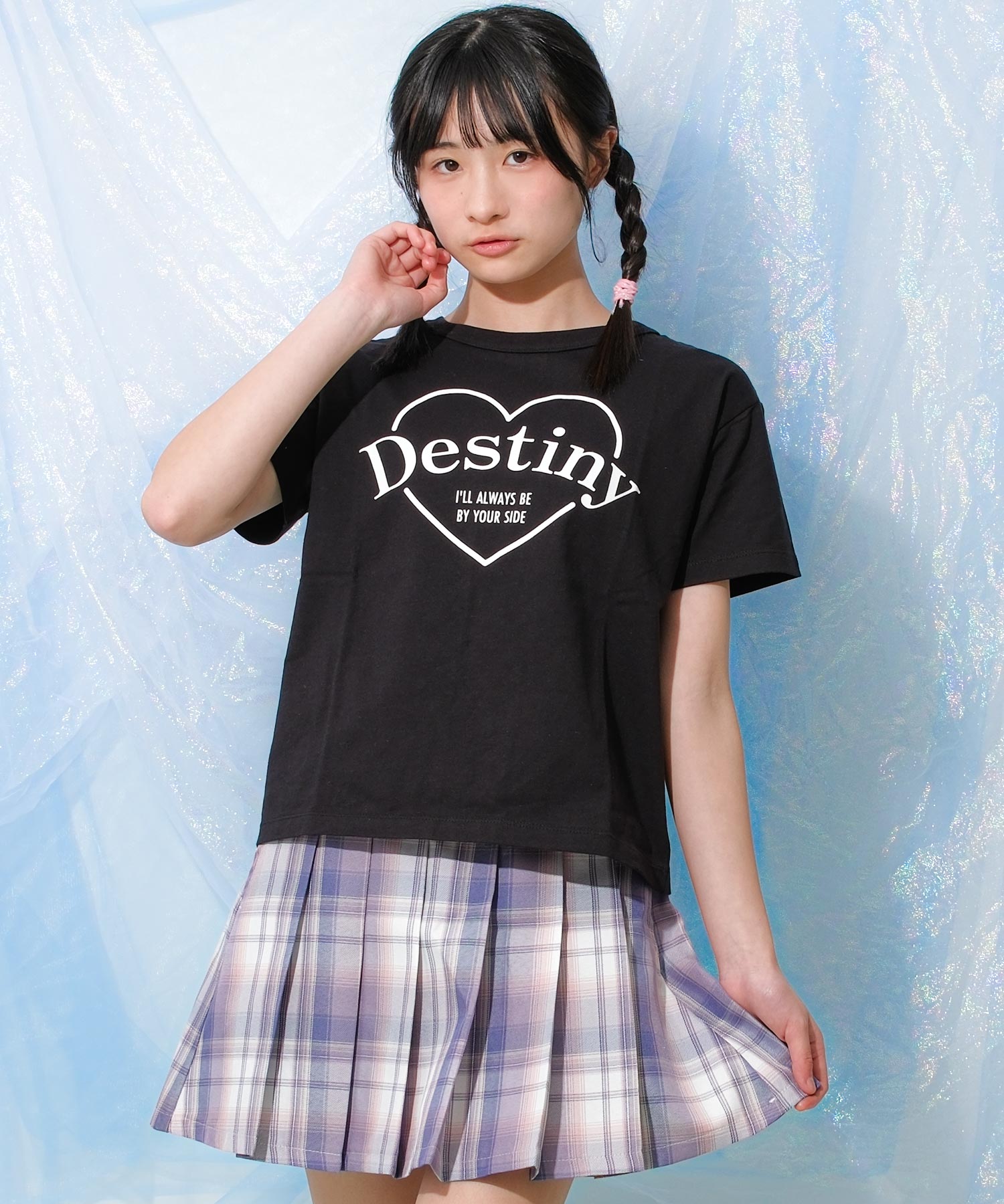 RiCO SUCRE（リコシュクレ） 子供服 女の子 バッククロス 半袖Tシャツ