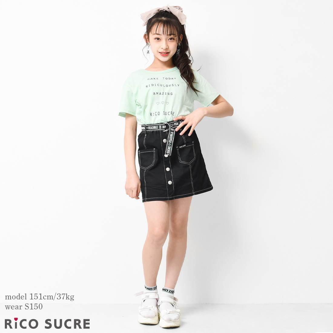 子供服 女の子 バッククロス 半袖Tシャツ トップス 130 140 150 160 