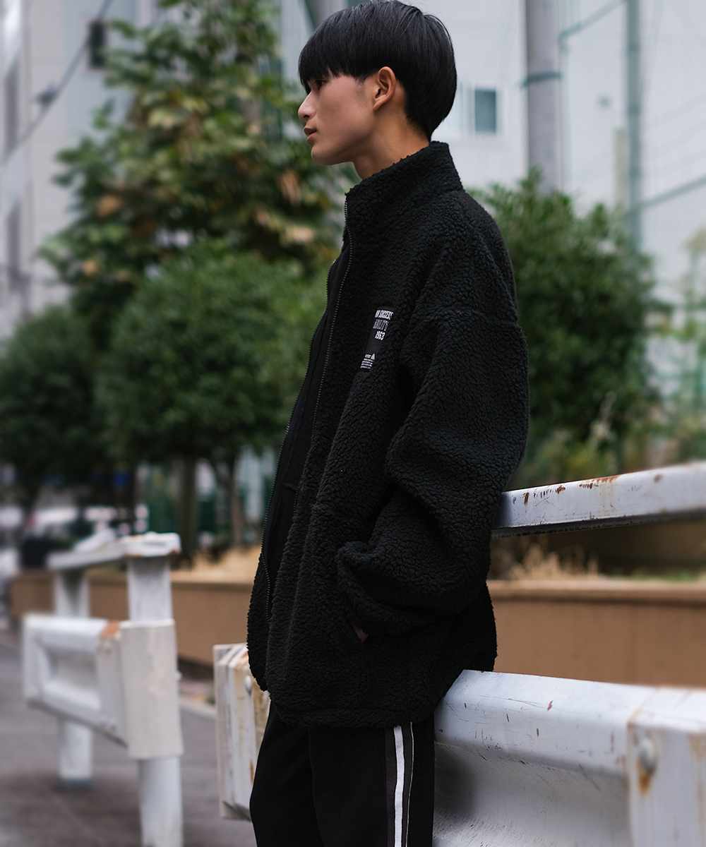 RAT EFFECT 子供服 男の子 ビッグ ボアブルゾン アウター
