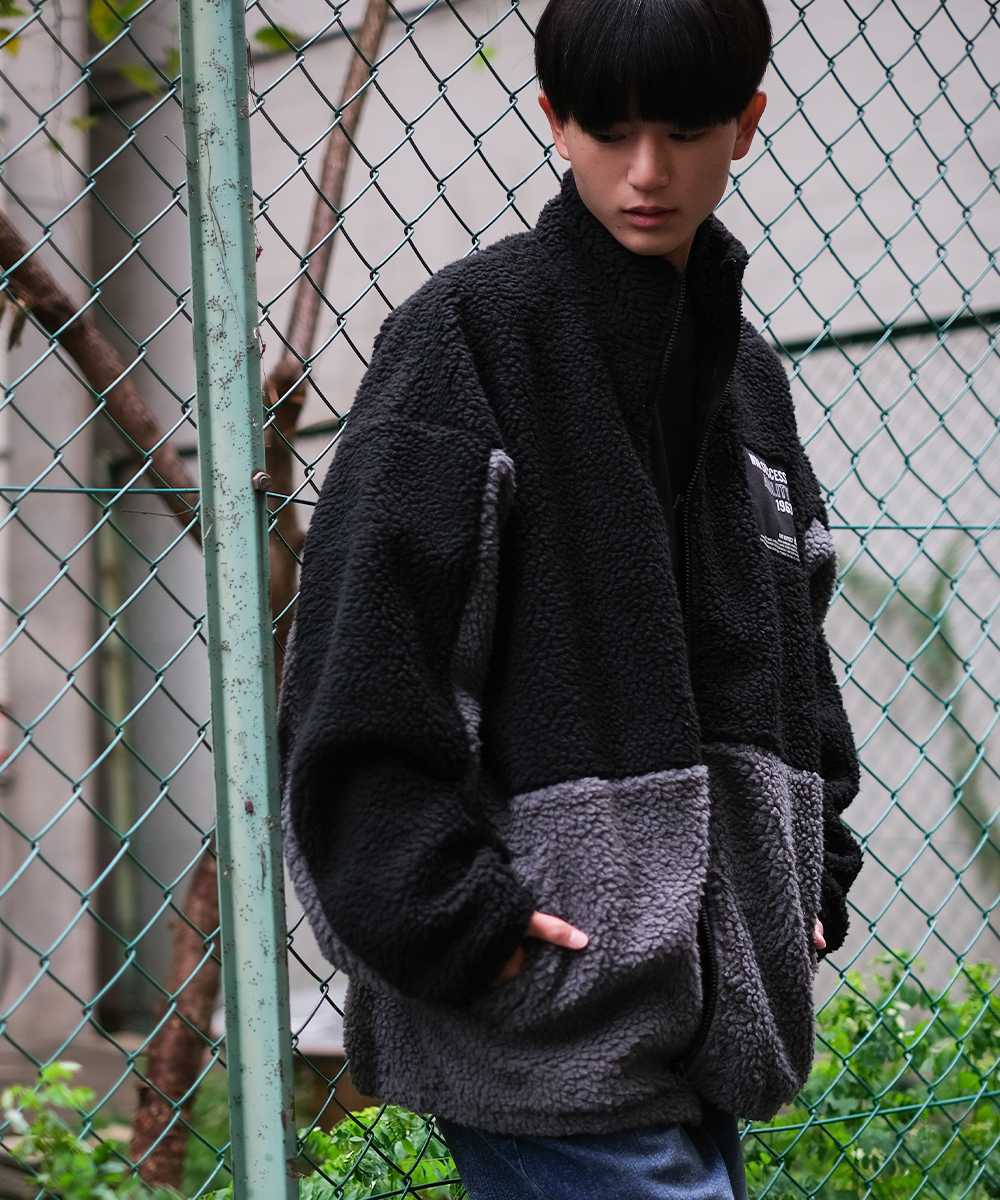 RAT EFFECT 子供服 男の子 ビッグ ボアブルゾン アウター