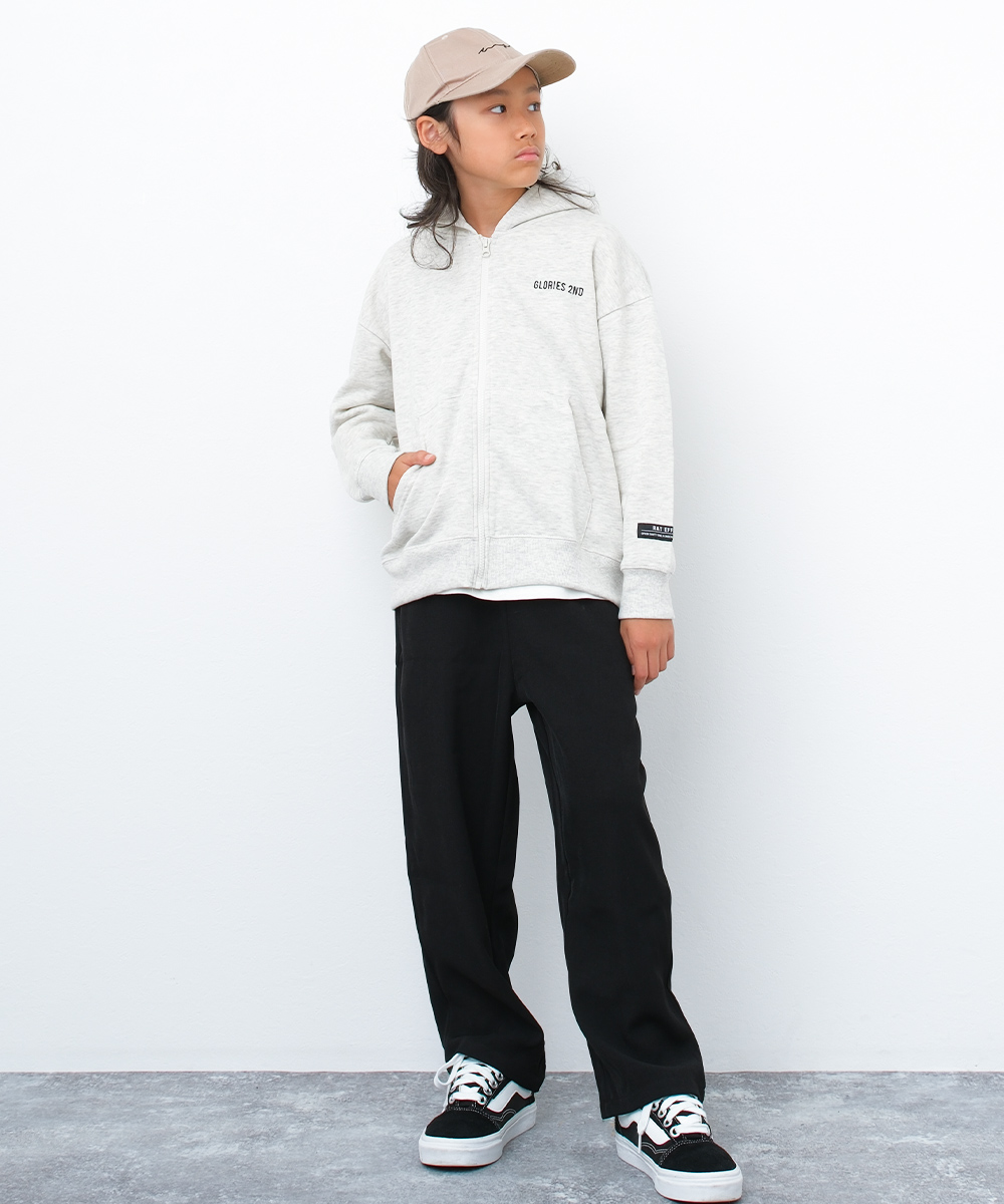 RAT EFFECT 子供服 男の子 裏起毛 バックロゴ スーパービッグ