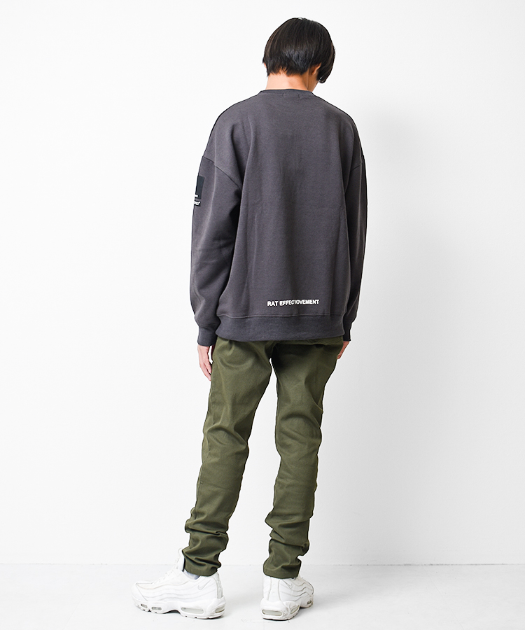 RAT EFFECT 子供服 男の子 裏起毛 スリムストレートパンツ