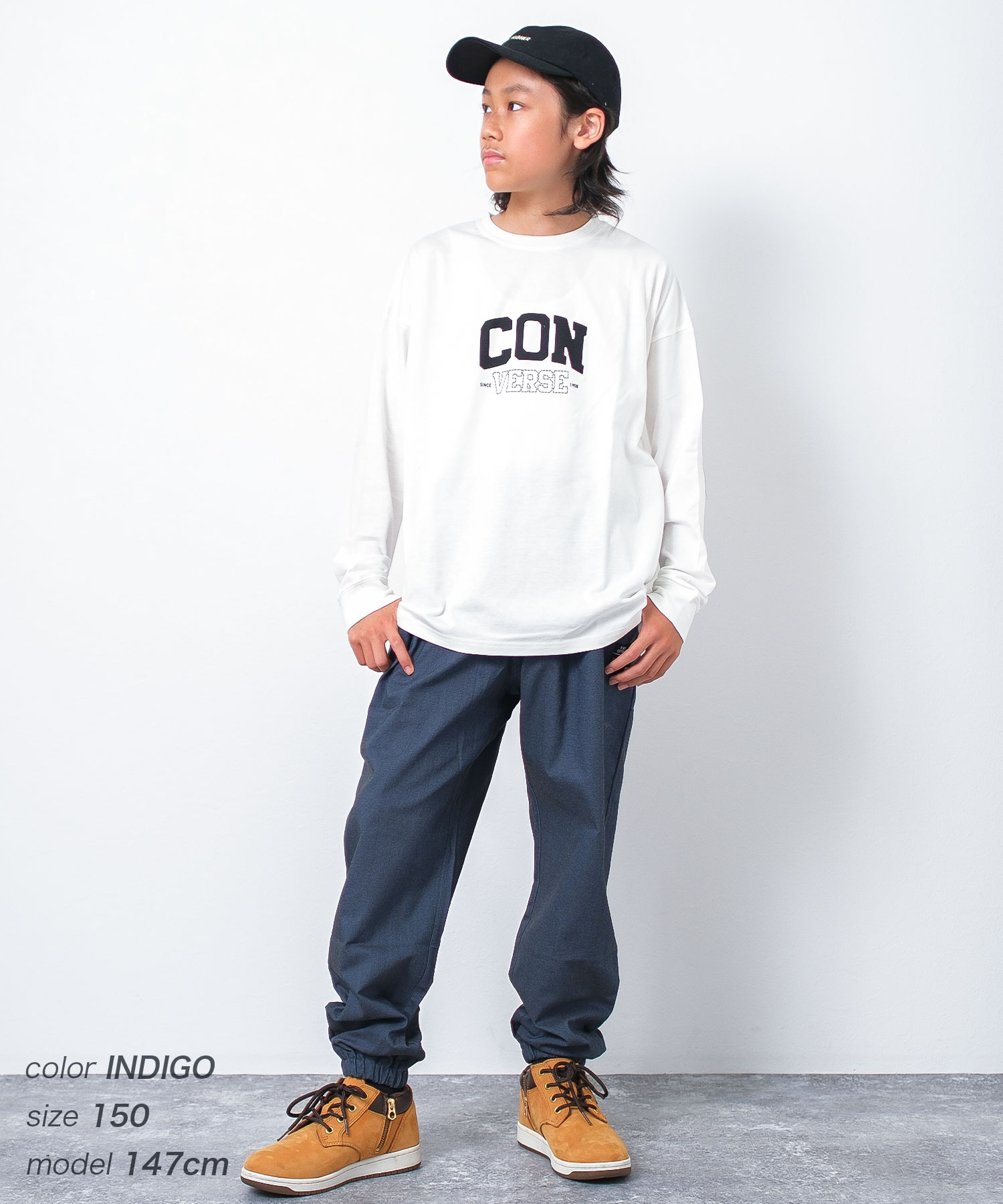 RAT EFFECT（ラットエフェクト） 子供服 男の子 ワイド ジョガーパンツ