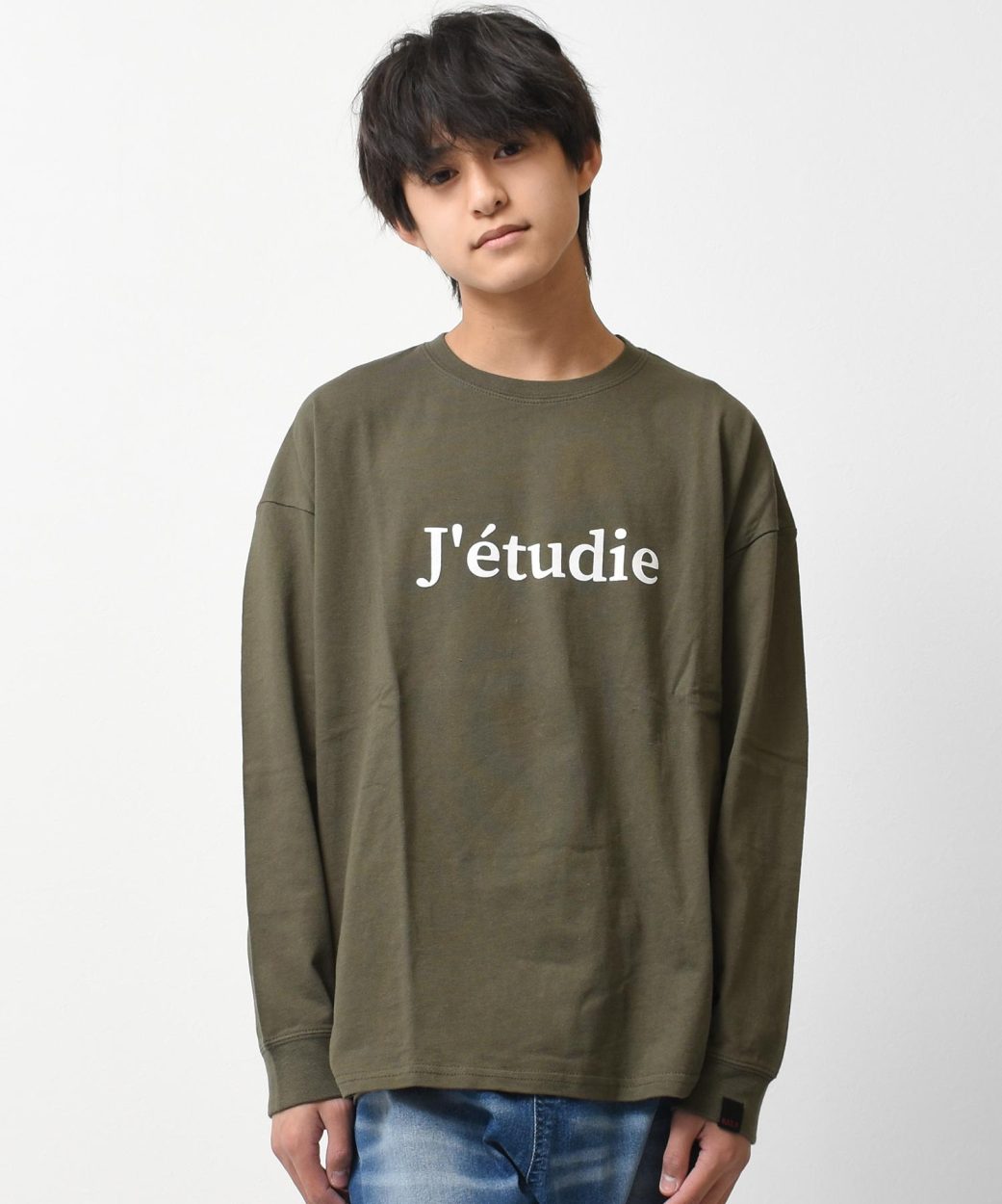 子供服 jetudie プリント袖リブロングTシャツ トップス 長袖 ゆったり 男の子 キッズ 小学生 中学生 120 130 140 150 160 2点までメール便対象｜kids-shushu｜07