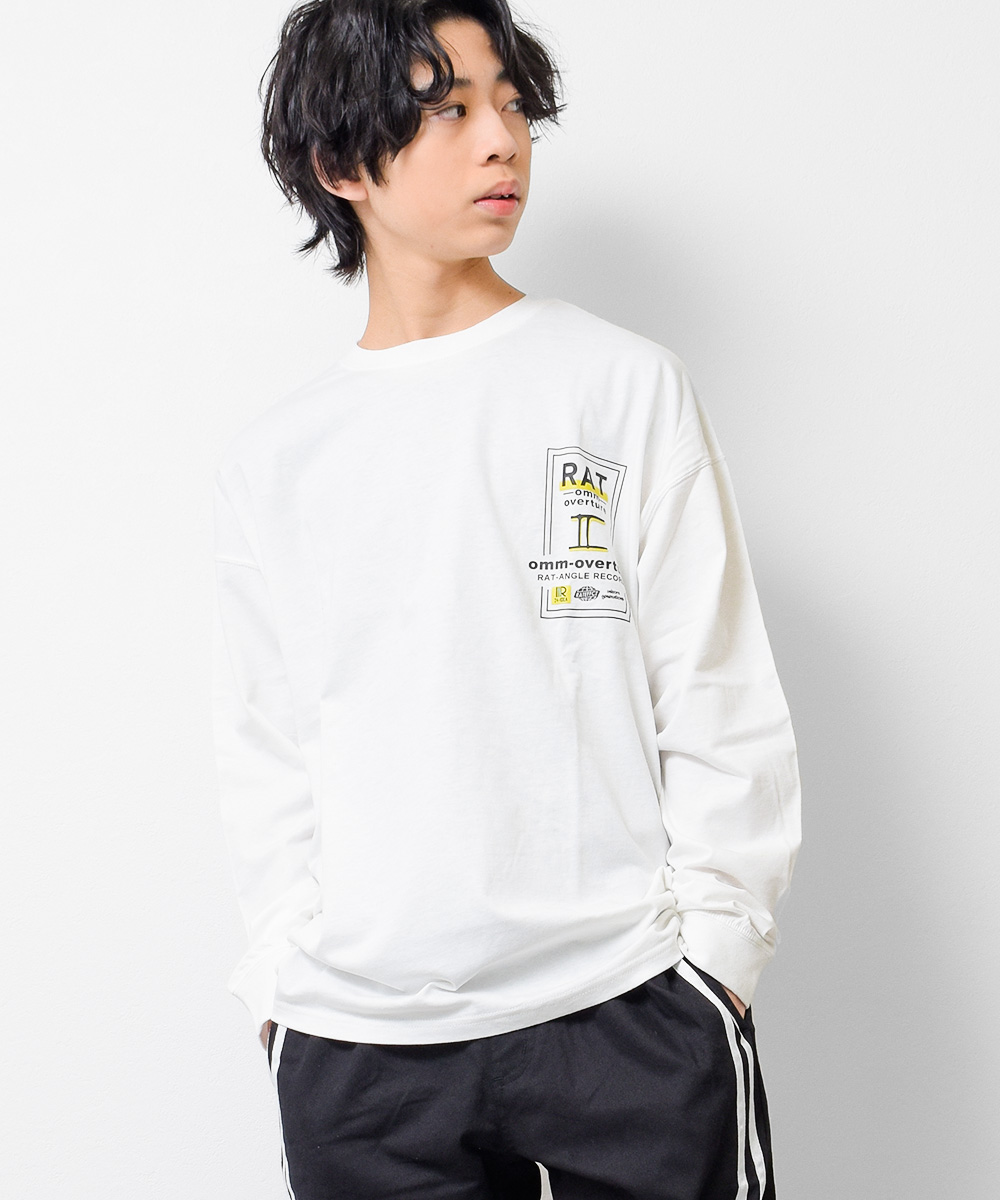 子供服 男の子 ロンT ネオンプリントロングTシャツ 長袖 ビッグシルエット キッズ 小学生 中学生 120 130 140 150 160 170 送料無料 2点までメール便対象｜kids-shushu｜21