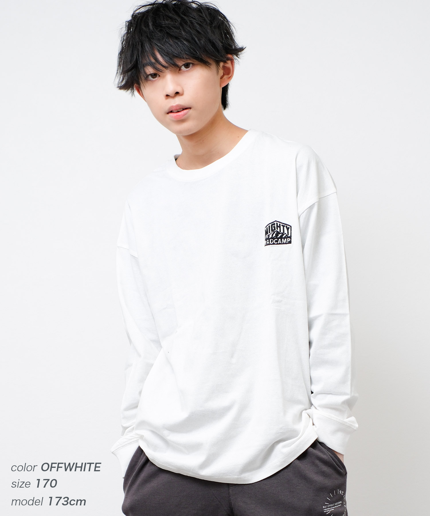 RAT EFFECT（ラットエフェクト） 子供服 男の子 バックプリント ロング