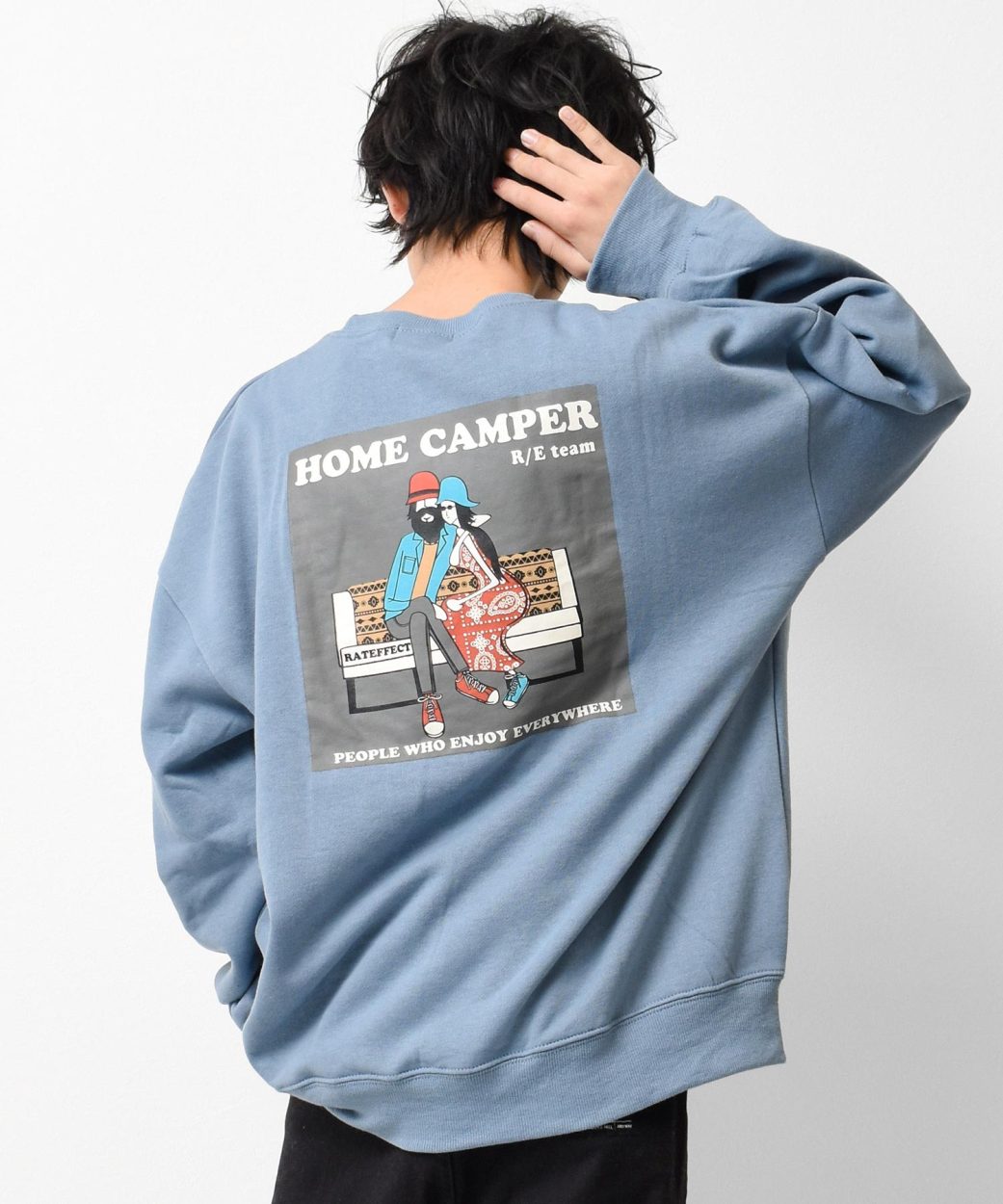 子供服 裏起毛トレーナー HOME CAMPER スウェット 長袖 トップス