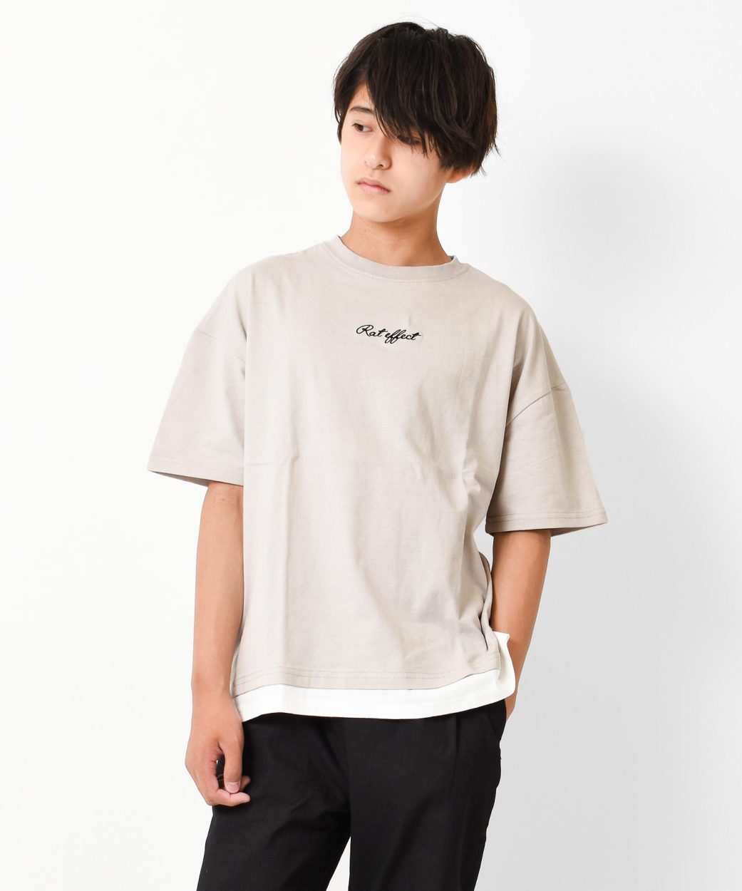 RAT EFFECT 子供服 男の子 ビッグ 半袖Tシャツ 中学生 小学生