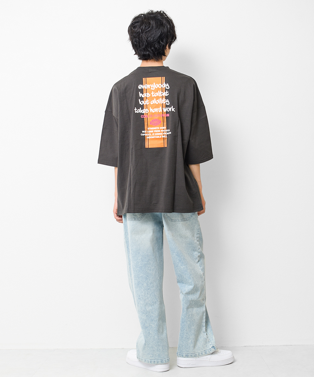 子供服 男の子 ネオンptスーパービッグ 半袖Tシャツ トップス ゆったり キッズ 小学生 中学生 150 160 送料無料 2点までメール便対象｜kids-shushu｜14