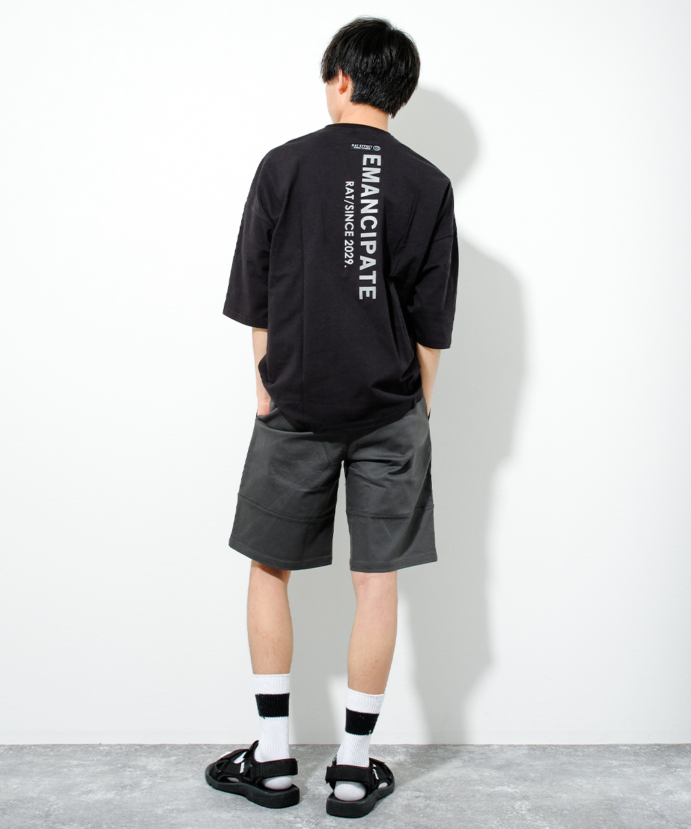 tバック 小学生 子供服 男の子 スーパービッグ 半袖Tシャツ バックロゴ ゆったり 小学生 中学生 130 140 150