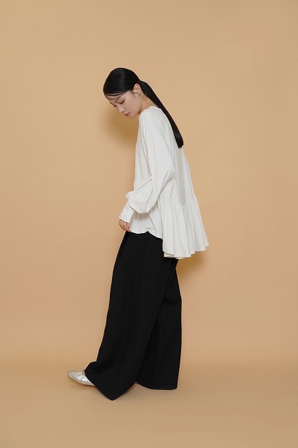 nikoCYAN TOKYO ラウンドギャザーウォーム ドルマントップス CYAN TOKYO | ラウンドギャザーウォームドルマンTOPS | F・O・B STORE