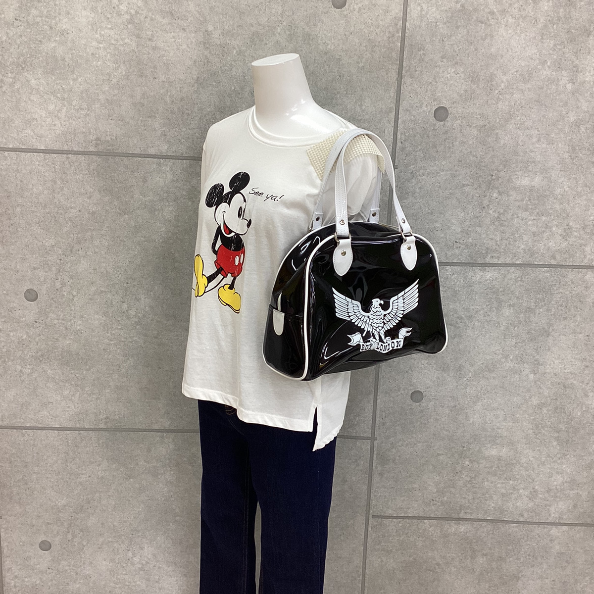 アウトレット】BOY LONDON ボーイロンドン エナメル ショルダー