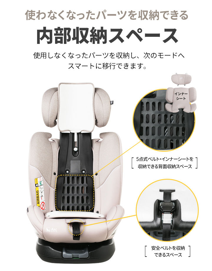 チャイルドシート ISOFIX 新生児 リクライニング ジュニア ベビー カー