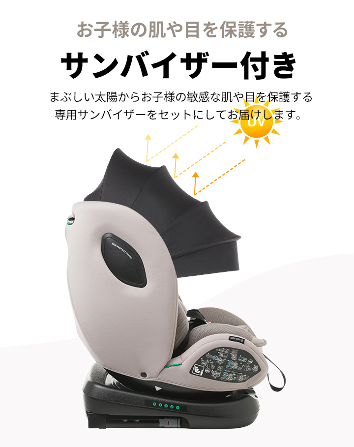 チャイルドシート ISOFIX 新生児 リクライニング ジュニア ベビー カー