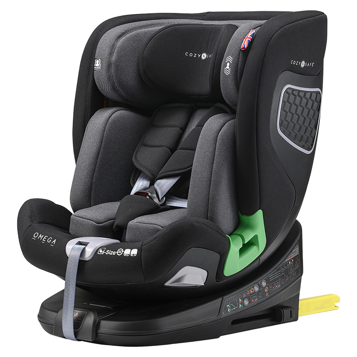 チャイルドシート ISOFIX 回転式 新安全基準 R129 i-Size 適合 新生児 0歳 12歳 ロングユース ジュニア ベビー 出産準備  赤ちゃん Cozy N Safe OMEGA i-Size