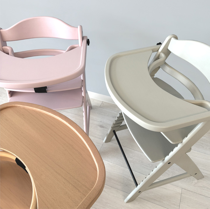 木製 ベビーチェア ハイチェア ＋ 専用クッション 名入れ無料 ベビー