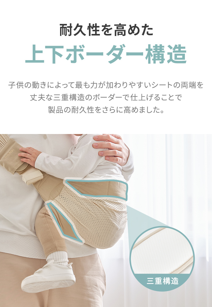 抱っこ紐 抱っこひも ヒップシート ベビースリ...の詳細画像5