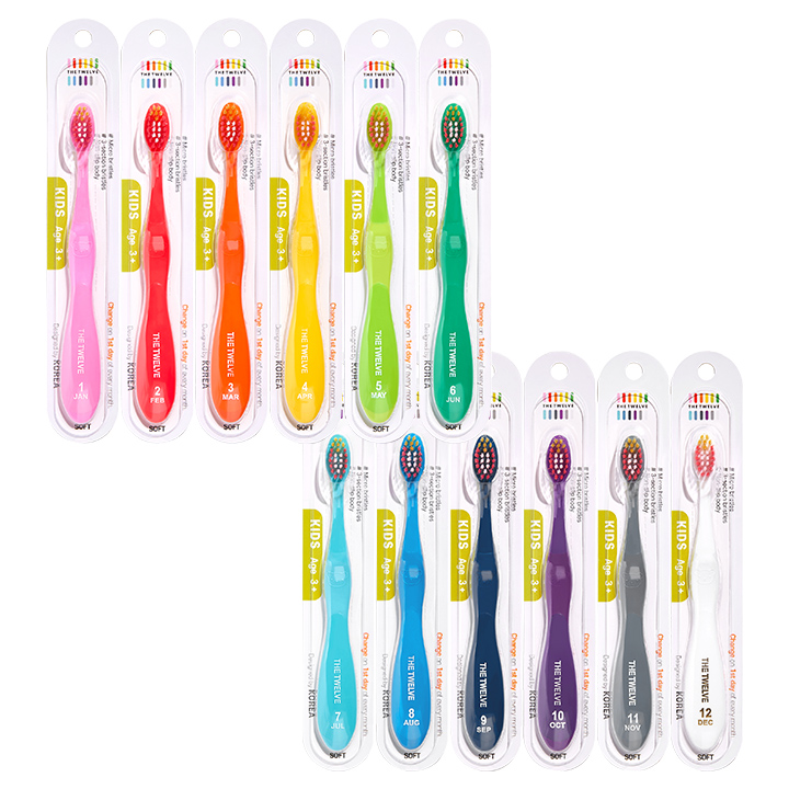 歯ブラシ 子供 まとめ買い 12本セット 3歳以上 やわらかめ 子ども