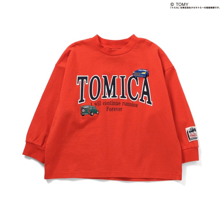 BREEZE（ブリーズ） トミカ コラボ バックプリント 長袖 Tシャツ