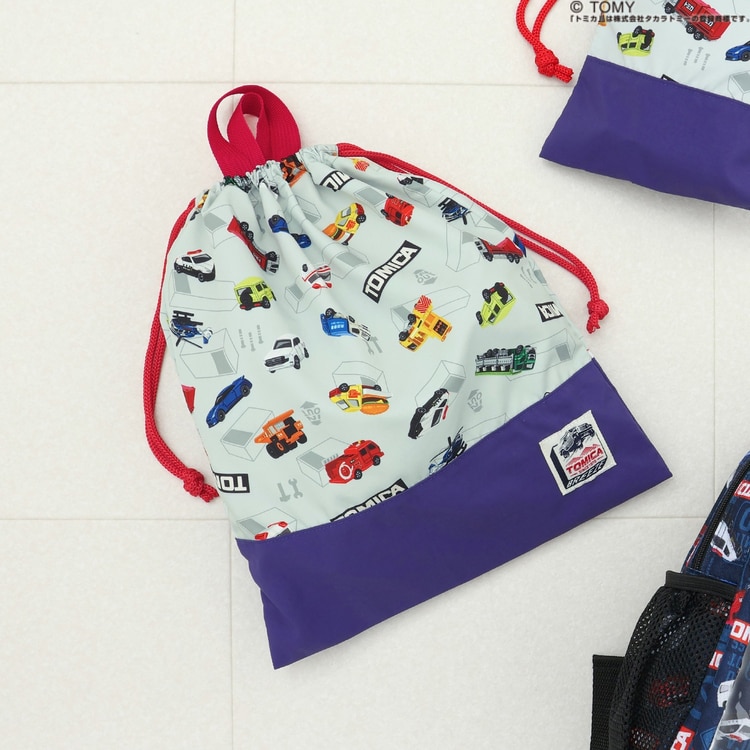 BREEZE（ブリーズ） トミカ 巾着 Lサイズ 男の子 キッズ 子供 給食袋
