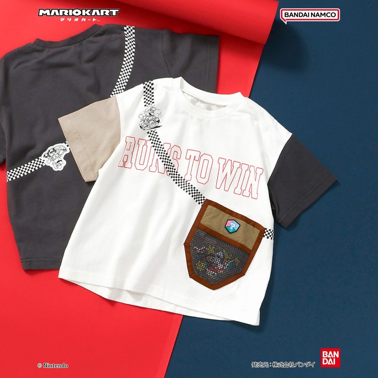 BREEZE（ブリーズ） マリオカート サコッシュTシャツ 半袖 Tシャツ