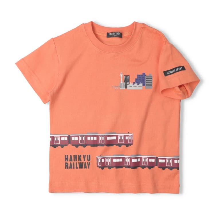 hungry heart（ハングリーハート） 阪急電車 半袖Tシャツ 車体風景