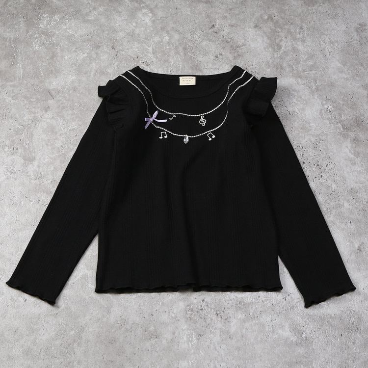 la poche biscuit（ラポシェビスキュイ） 30％OFFセール 長袖Tシャツ