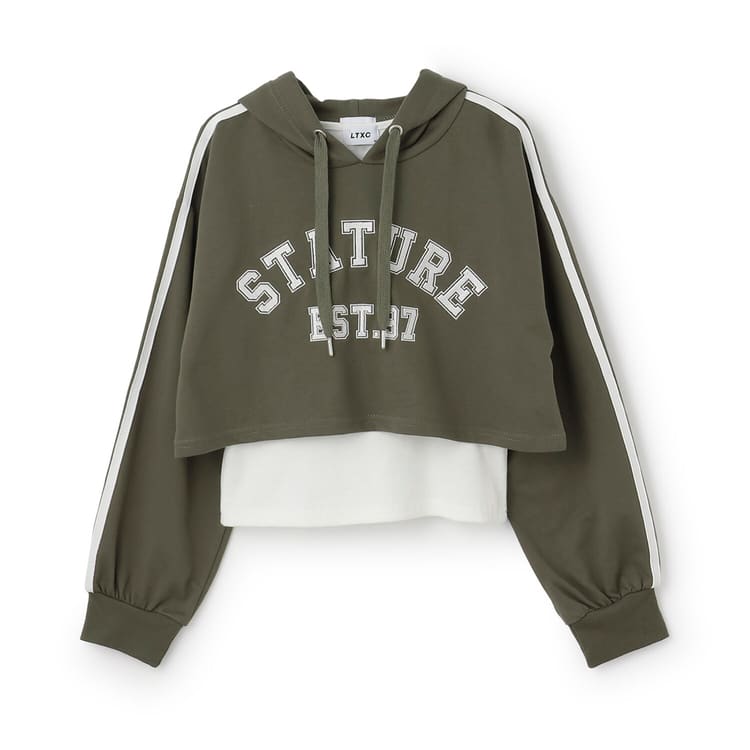 LOVETOXIC 30％OFFセール短丈パーカ＆インナー セットアップ