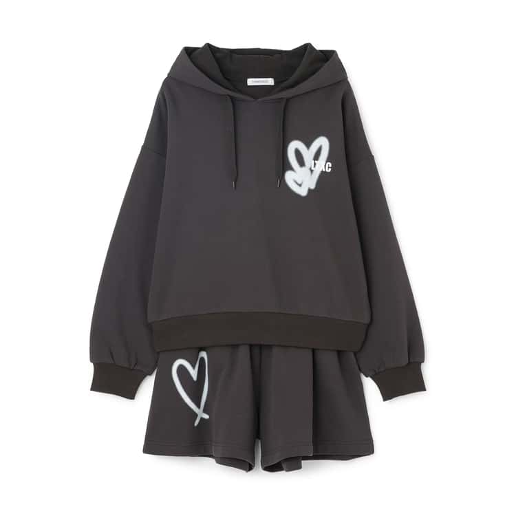 LOVETOXIC 爆買 30％OFFセールパーカ＆パンツ セットアップ 裏起毛