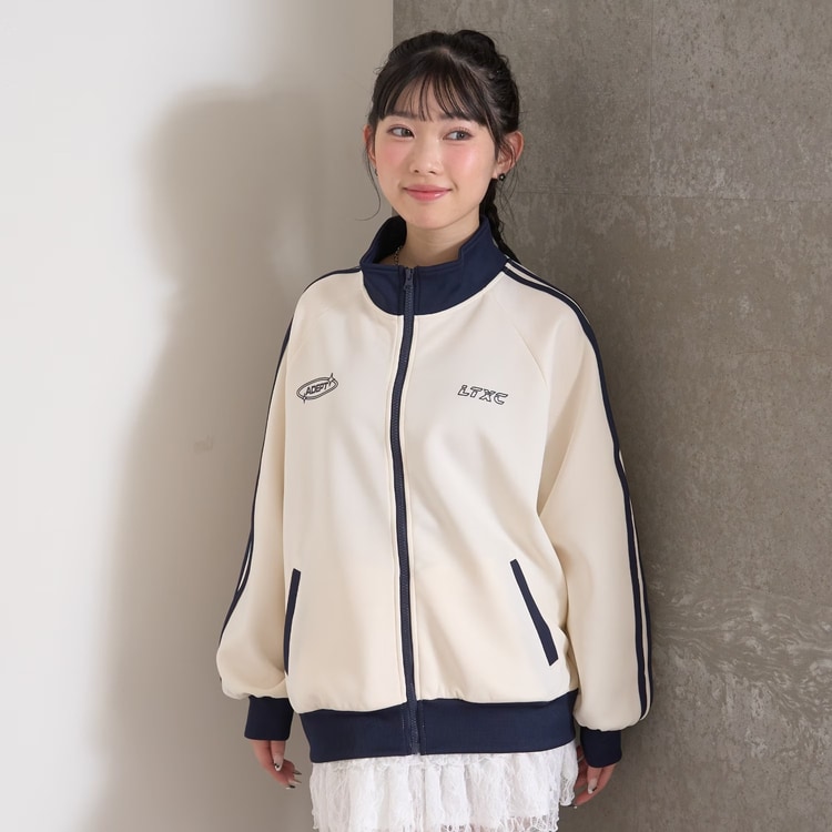 卒業式　女の子　160 Lサイズ　ラブトキシック　Lovetoxic LOVETOXIC トラックジャケット ラブトキシック ロゴ 吸水速乾 ブルゾン