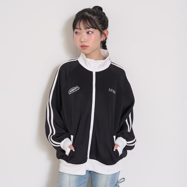 140 女の子 21点セット GLOBALWORK、Lovetoxicなど LOVETOXIC トラックジャケット ラブトキシック ロゴ 吸水速乾 ブルゾン
