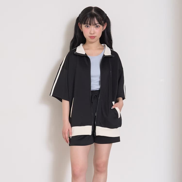 ラブトキシックのセット LOVETOXIC セットアップ キラキラロングパンツセットアップ キッズ