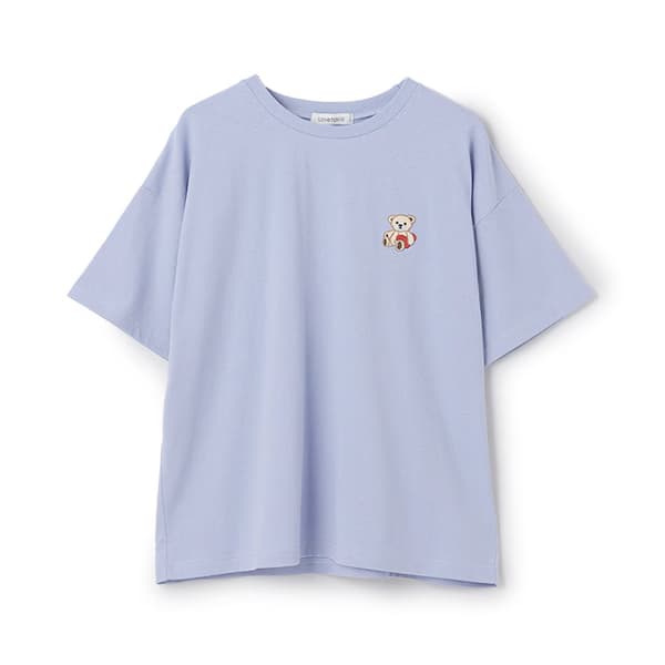LOVETOXIC 半袖Tシャツ ベアー刺しゅう ラブトキシック クマ 刺繍