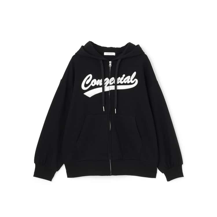 LOVETOXIC 30％OFFセールジップアップパーカ アップリケ ルーズ