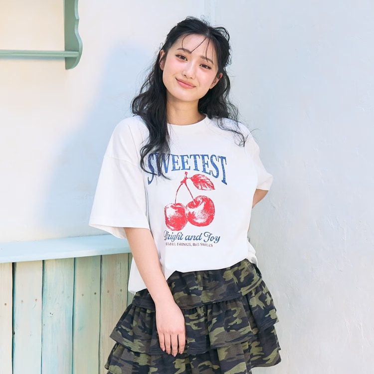 LOVETOXIC 送料込み 半袖Tシャツ アソートモチーフ ラブトキシック 綿