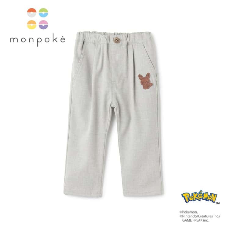 petit main モンポケ ポケット刺繍パンツ プティマイン 男の子 女の子