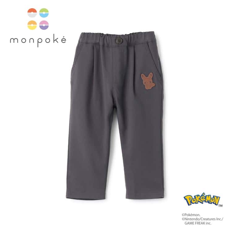 petit main モンポケ ポケット刺繍パンツ プティマイン 男の子 女の子