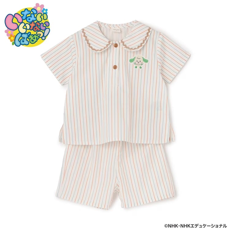 petit main 30％OFFセール いないいないばあっ！ 衿つきセットアップ