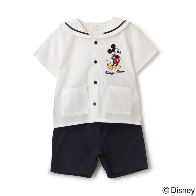 petit main Disney セーラーセットアップ 上下セット プティマイン