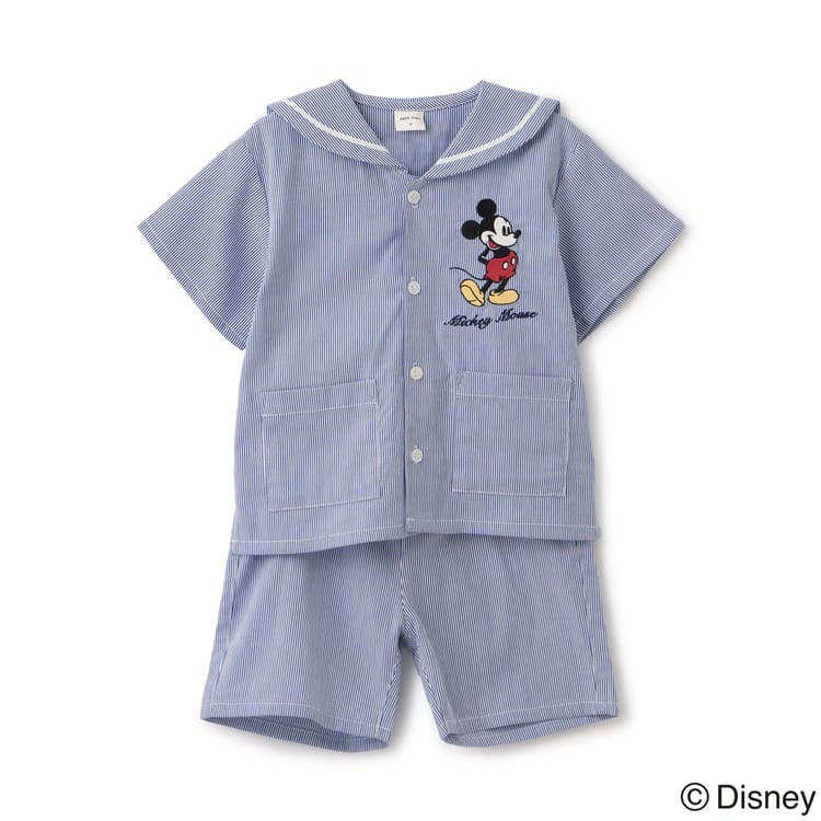 petit main Disney セーラーセットアップ 上下セット プティマイン petit main Disney セーラーセットアップ 上下セット プティマイン