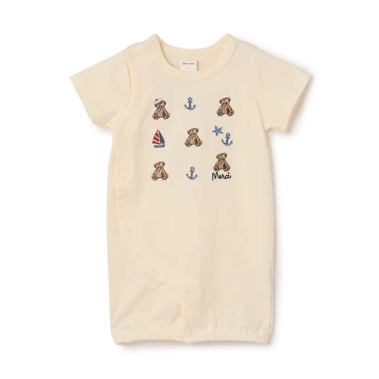 petit main 30％OFFセール くま刺しゅうマリン2wayオール プティマイン