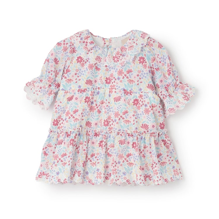 petit main 30％OFFセール花柄ロンパース ワンピース プティマイン