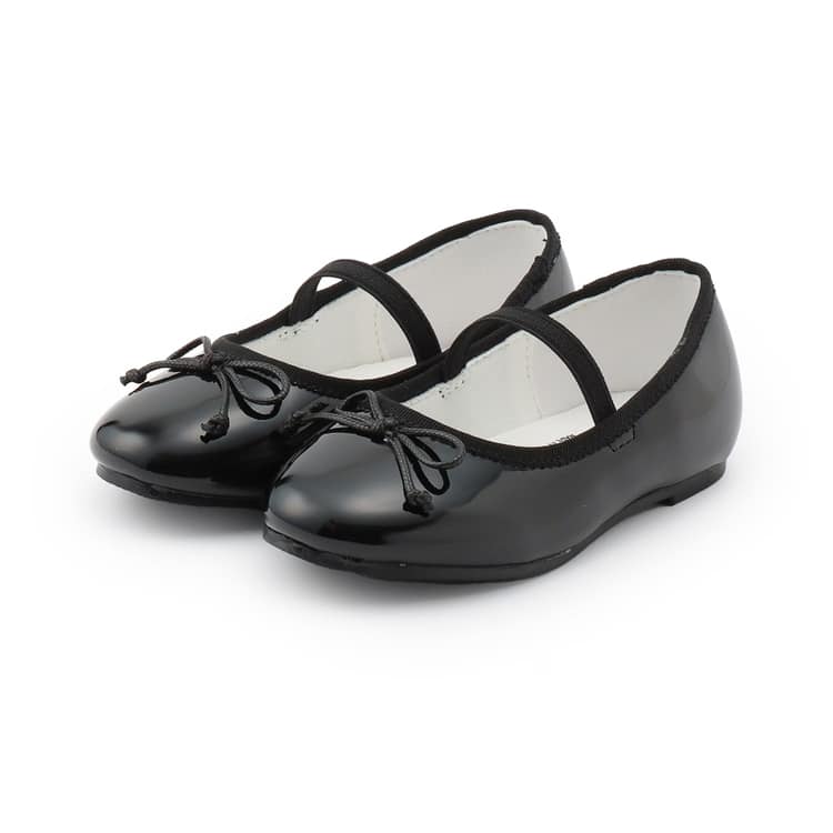 プティマイン　フォーマルワンピース　120サイズ　リボンバレーシューズ19cm petit main バレエシューズ プティマイン 靴 女の子 リボン キッズ