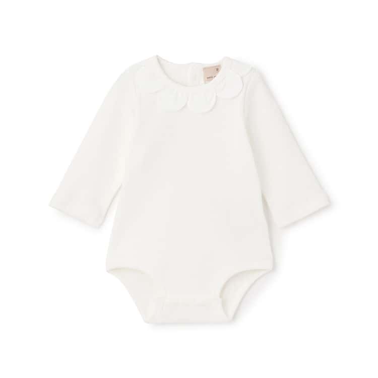 petit main スカラップ衿 ロンパース プティマイン ベビー 70-80cm