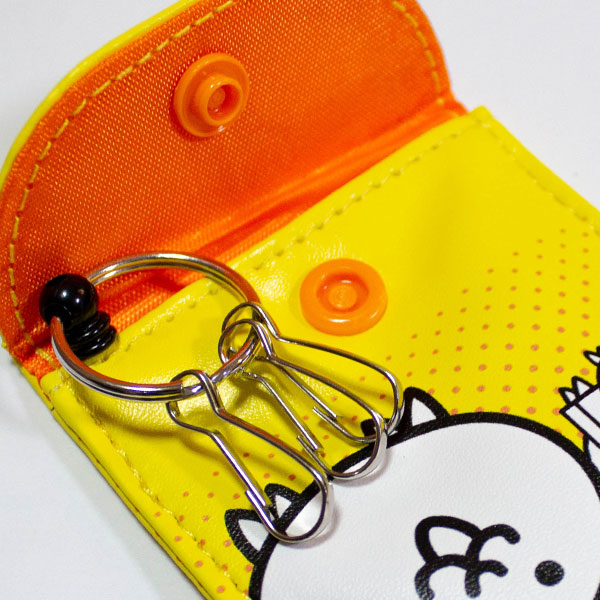 送料無料 にゃんこ大戦争 リール付きキーケース 鍵ケース キーケース