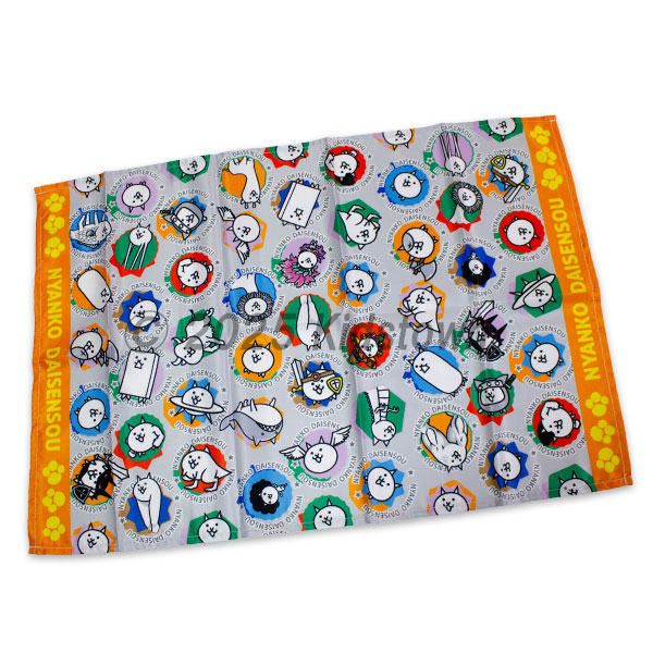 送料無料 にゃんこ大戦争 ランチョンマット 大判クロス2枚組 約40×60cm