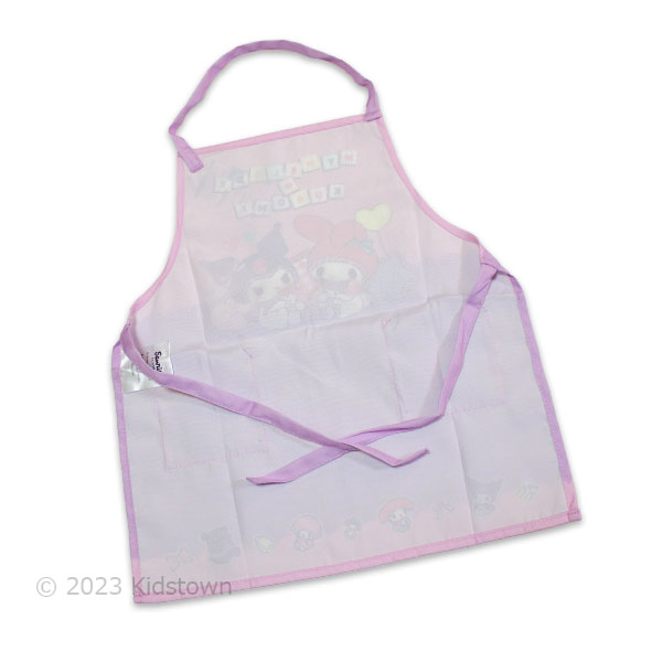 ハローキティ 送料無料 マイメロディ＆クロミ エプロン 110cm 約44