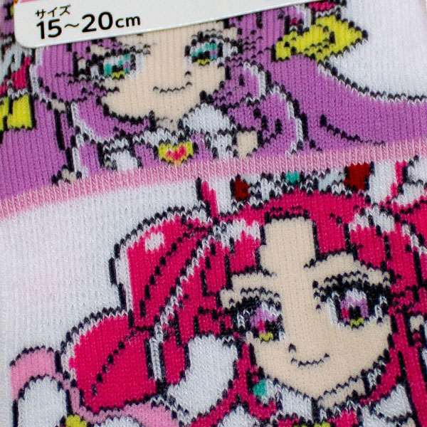 名探偵プリキュア メッシュ編み スニーカーソックス キュアアンサー