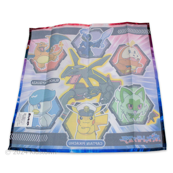 Pokemon（ポケモン） 送料無料 大判ハンカチ（ナフキン）3枚組
