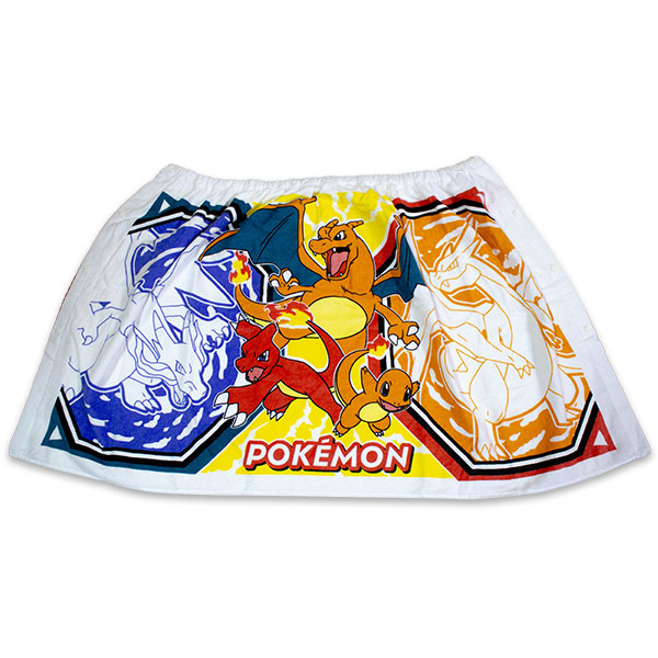 Pokemon（ポケモン） 送料無料 ラップタオル メガリザードンXY柄 約60